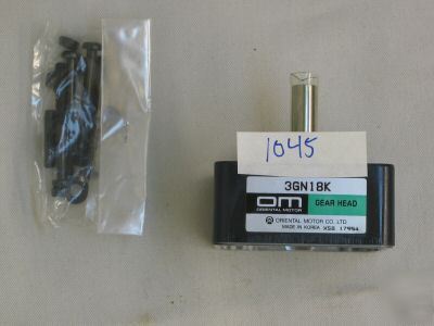 Oriental motor parallel shaft gearhead 18:1 3GN18K