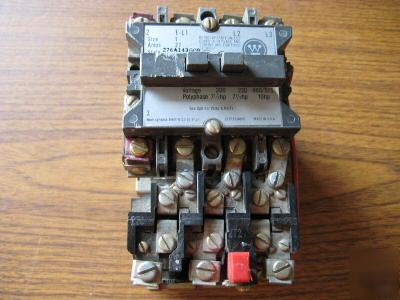 Westinghouse A200M1CW size 1 starter style 276A143G08
