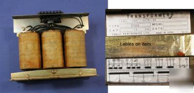Fanuc A80L-0001-0270 1.5 kva transformer