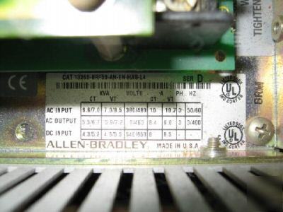 Ab allen bradley 1336S-BRF50-an-en- ser d 5 hp frn 3.01