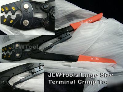 Heavyduty 1.25 to 14 mm large terminal crimp crimper
