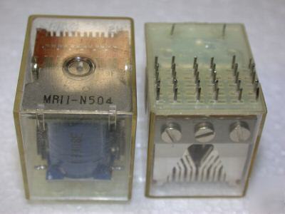 Lot 1KX nec MR11-N504 24V 6PDT+6SPST n.c. pcb relay 