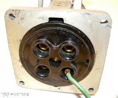 Quelarc pyle-national jpd-86048 60 amp receptacle plug