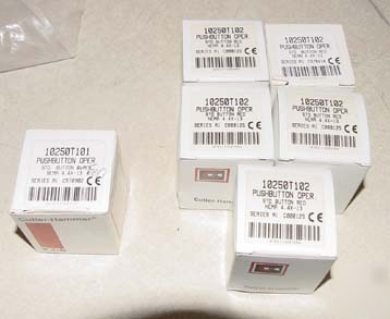 New 6PC cutler hammer push button operator in box
