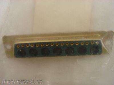 Ddmm dbm dam lot of 5 itt cannon connectors