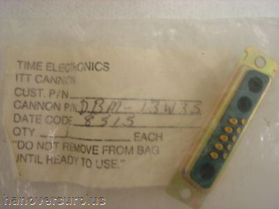 Ddmm dbm dam lot of 5 itt cannon connectors