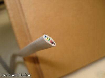 New 500 feet telephone line cord, 26 gauge, 6 conductor