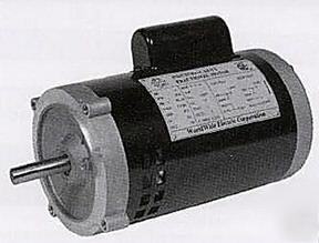 New electric jet pump motor, 1 1/2 hp, 56J frame, tefc