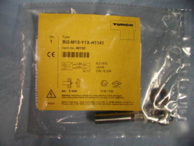 Turck 12MM inductive proximity sensor BI2-M12-Y1X-H1141