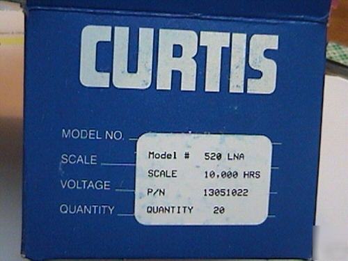 Lot of 20 curtis elapsed time indicators 520LNA 115/240
