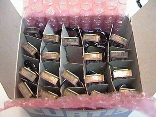 Lot of 20 curtis elapsed time indicators 520LNA 115/240
