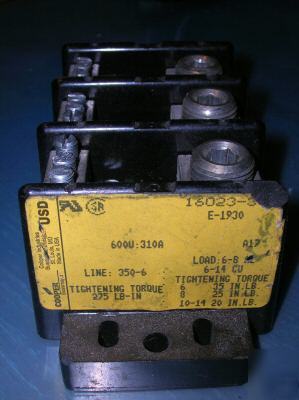 Cooper bussman 600V 310A 16023-3 e-1930 350-6 A17