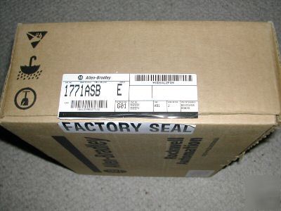 New in box allen bradley 1771-asb/e