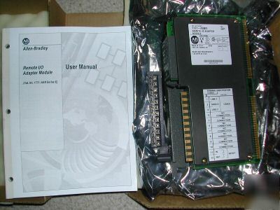 New in box allen bradley 1771-asb/e