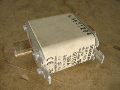 Siemens sitor 125 amp fuse 3NE1 022-0