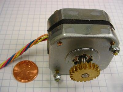 Nema single length stepper motor motion rotation 5VDC