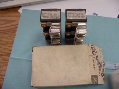 New allen-bradley 1491-N126 fuse block. two(2) pack. <