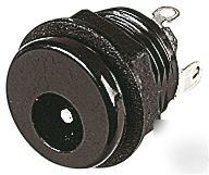 2.1MM single hole dc power chassis skt , rohs