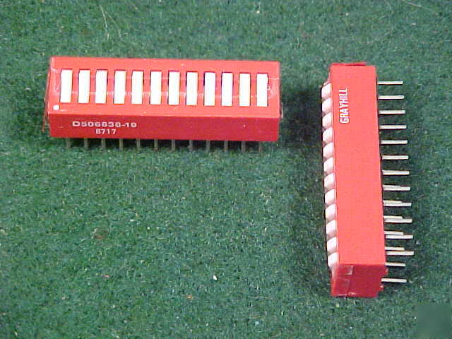 8PC dip switch 12 pos quality grayhill D506838-19