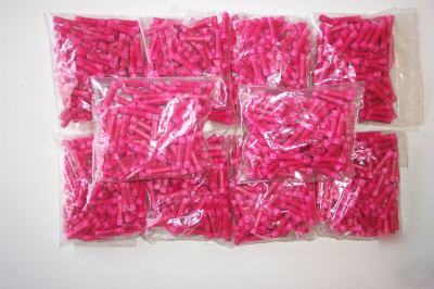 1000 butt connectors u.s.a. electrical terminals red