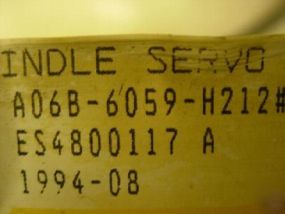 Fanuc spindle drive A06B-6059-H212 spindle amp