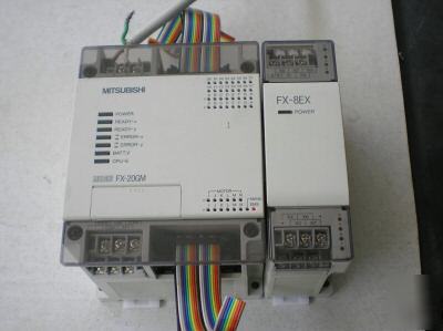 Mitsubishi melsec plc fx-20GM & fx-8EX. source 85-264V