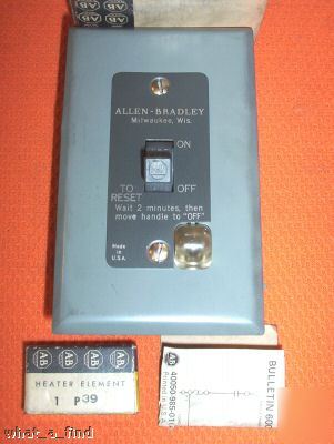 New allen bradley 600-TOX109 starter switch 600TOX109