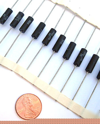 Precision power wirewound resistors .06 ohm 3W .5% (35)