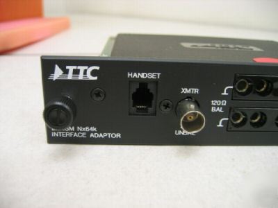 Acterna ttc 41800 citt 2.048 m/NX64 module 