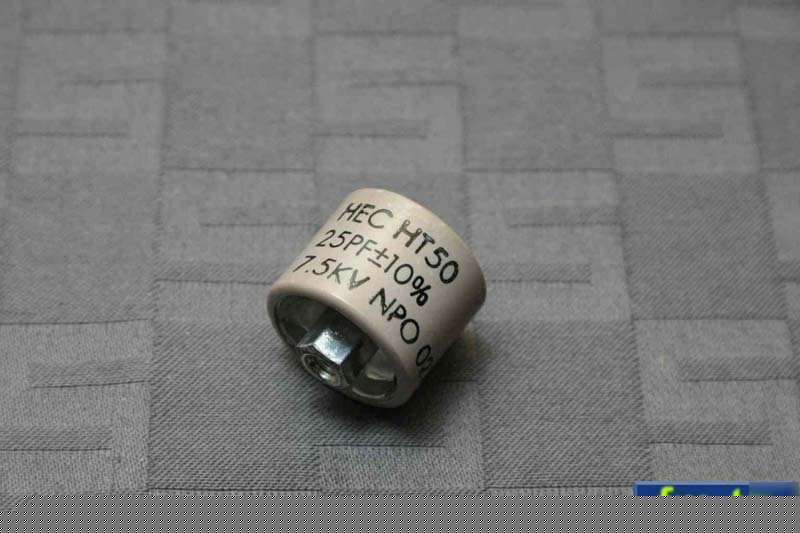 Hec HT50 25P 7.5KV 7500V doorknob capacitor npo