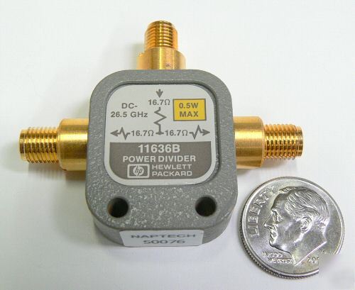 Hp agilent 11636B, dc to 26.5 ghz power divider