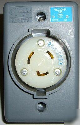 Hubbell HBL2320SR 20 amp 250 volt $19.95 free shipping