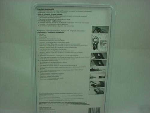 Ideal compression tool kit pouch catv satillite 33-623