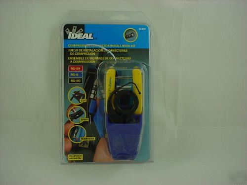 Ideal compression tool kit pouch catv satillite 33-623
