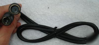 New 5FT coaxial uhf tv/cable stereo dual male plug cord