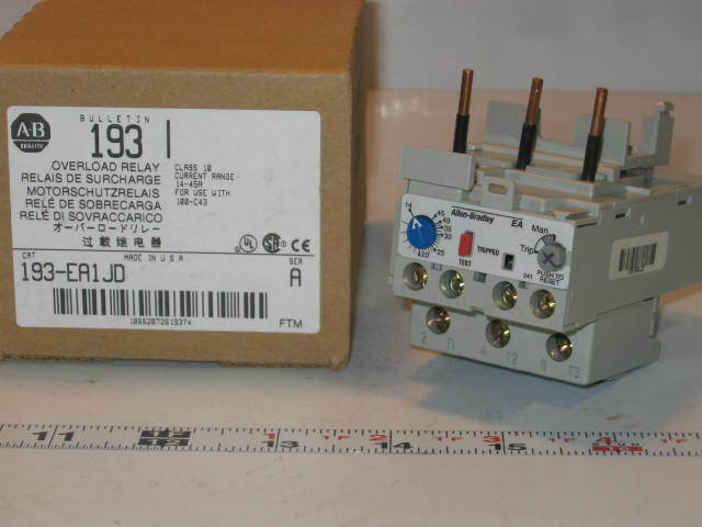 New allen bradley overload relay 193-EA1JD
