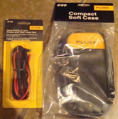  ** fluke TL75 probe & lead test & C50 compact case