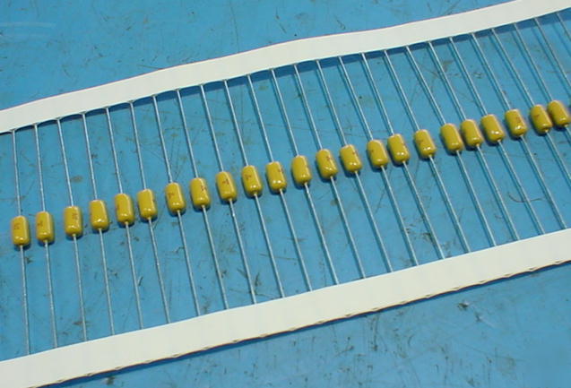 200 philips 330000PF .33UF 50V ceramic capacitor axial