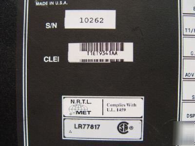 Acternattc t-berd 224 pcm com. analyzer 11 options