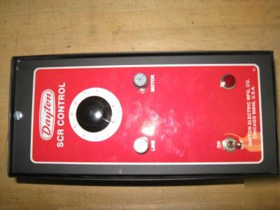 Dayton scr dc speed control 5X485A