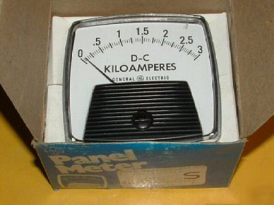 Ge dc kiloamperes meter panel current 0-1K ampere 