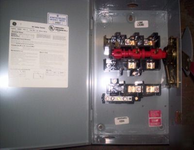 Ge / general electric disconnect switch 60A TG3222