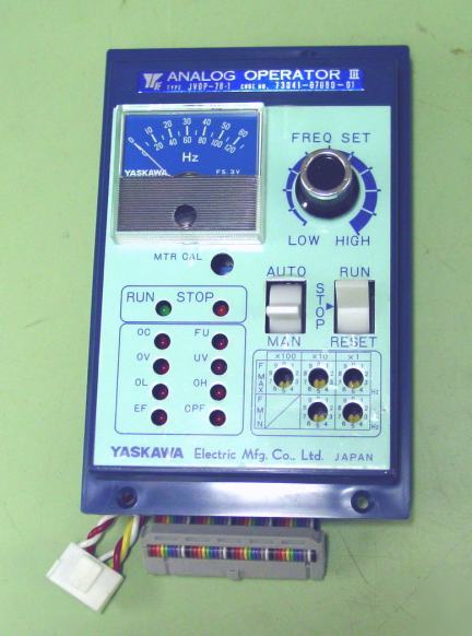 Yaskawa jvop-78-1 analog operator iii for vfd