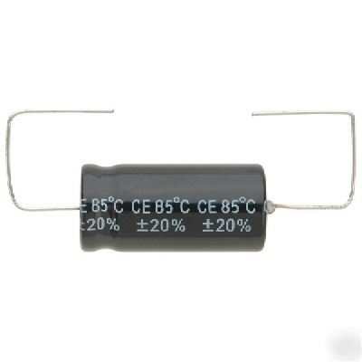  4U7 450V 85 deg axial electrolytic capacitors x 10 