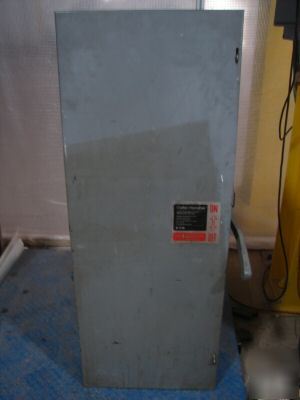 Cutler hammer 400A 600V disconnect switch DH365FGB 