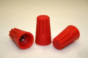 New 1 case 5000 pc wire nuts red barreled (P15)