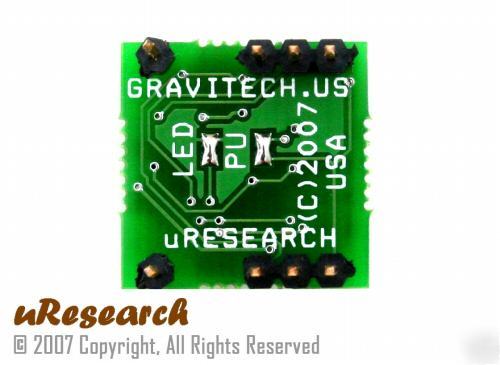 I2C-acc (2G dual axis accelerometer) basic stamp, pic 