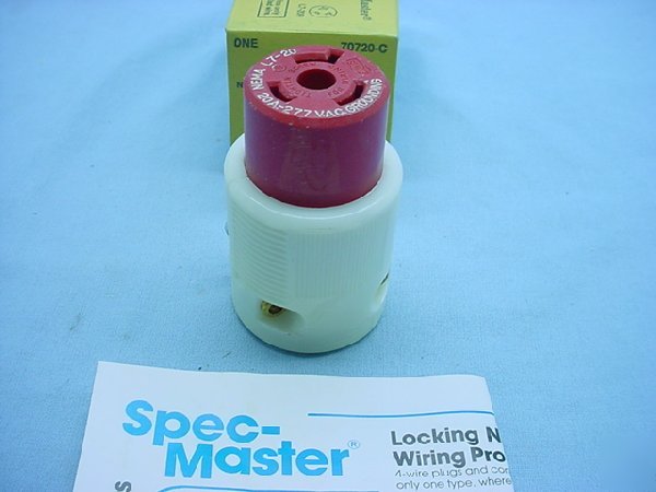 Leviton L7-20 locking connector 20A 277V 70720-c