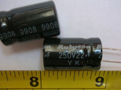 New 15PCS, 250V 22UF radial electrolytic capacitors 