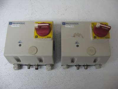 Telemecanique LF7P07D control box w/trip lot of 2